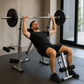 Pro-Sportz Multifunction Adjustable Weight Bench With Leg Developer & Barbell Rack