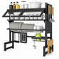 MHome 2-Tier Carbon Steel Over-Sink Kitchen Organizer