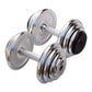 20KG DUMBBELL SET CHROME