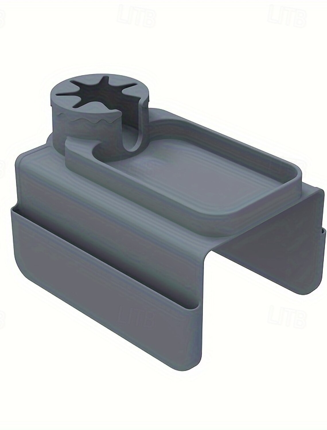 MHome Multifunctional Silicone Armrest Cup Holder Tray – Non-Slip Sofa Tray with Cup Holder & Storage Pockets