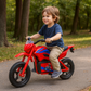 Kids Electric Sport Motorbike | 15 km/h | Key Start, Throttle Twist, Leather Seat, Inflatable Tyres