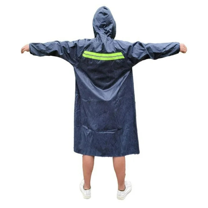 Unisex Long Raincoat With Hood – H-668