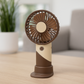 ColorTwist™ Mini Fan – 3-Speed Rechargeable Handheld Fan