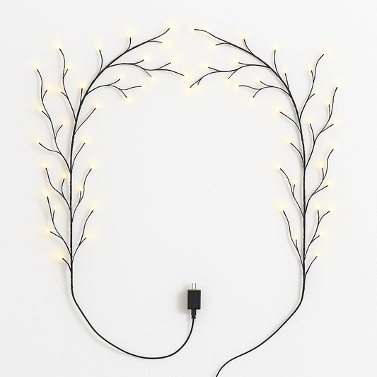 ZYF-135 Enchanted LED Willow Black Vine Light – Warm White (220V)