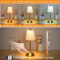 MHome Pleated Shade LED Table Lamp, USB Powered Touch Control with 4 Colour Modes