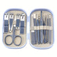 13-Piece Mini Manicure & Pedicure Grooming Kit with Travel Case