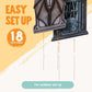 9-Pack Halloween Tombstone Yard Signs, 41.5cm Outdoor Graveyard Decorations