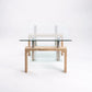 MFurn Glass Rectangular Coffee Table