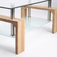 MFurn Glass Rectangular Coffee Table