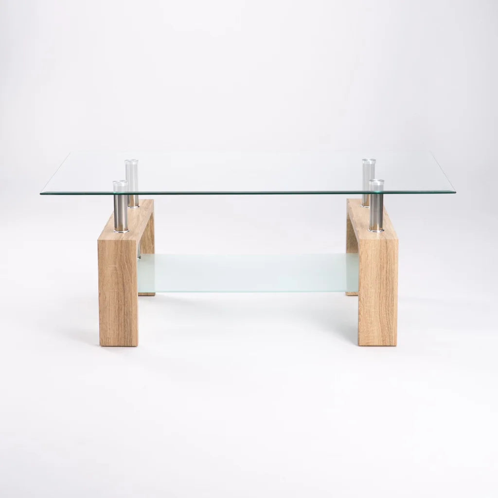 MFurn Glass Rectangular Coffee Table