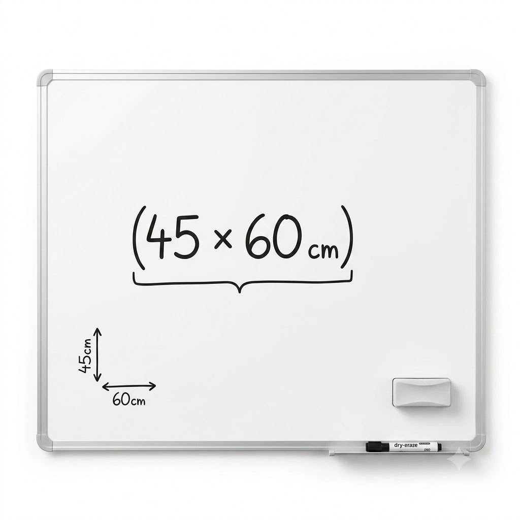 Magnetic Aluminium Frame Whiteboard - Various Sizes