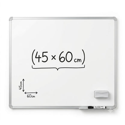 Magnetic Aluminium Frame Whiteboard - Various Sizes