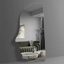 60x150 Cm Frameless Modern design mirrors in the shape of a human face