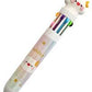 Automatic ballpoint pen, ten-color, CLOUD