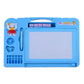Double Sided Magnetic Slate Whiteboard and Blackboard with Chalk, Duster and Stylus