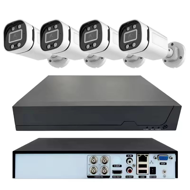 MTech 4CH DVR CCTV Kit – Full HD 2MP with Audio & 500GB HDD