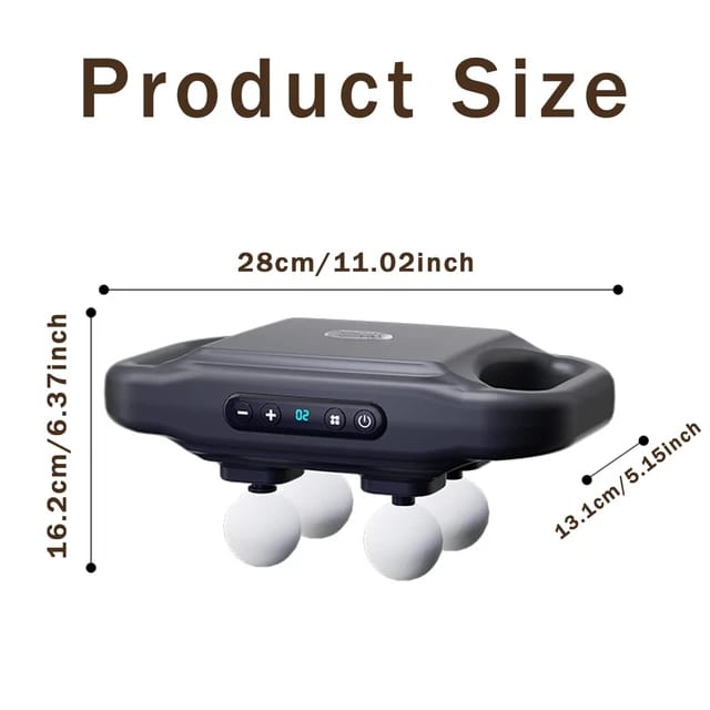Four-Head Fascia Gun With High Frequency Vibration