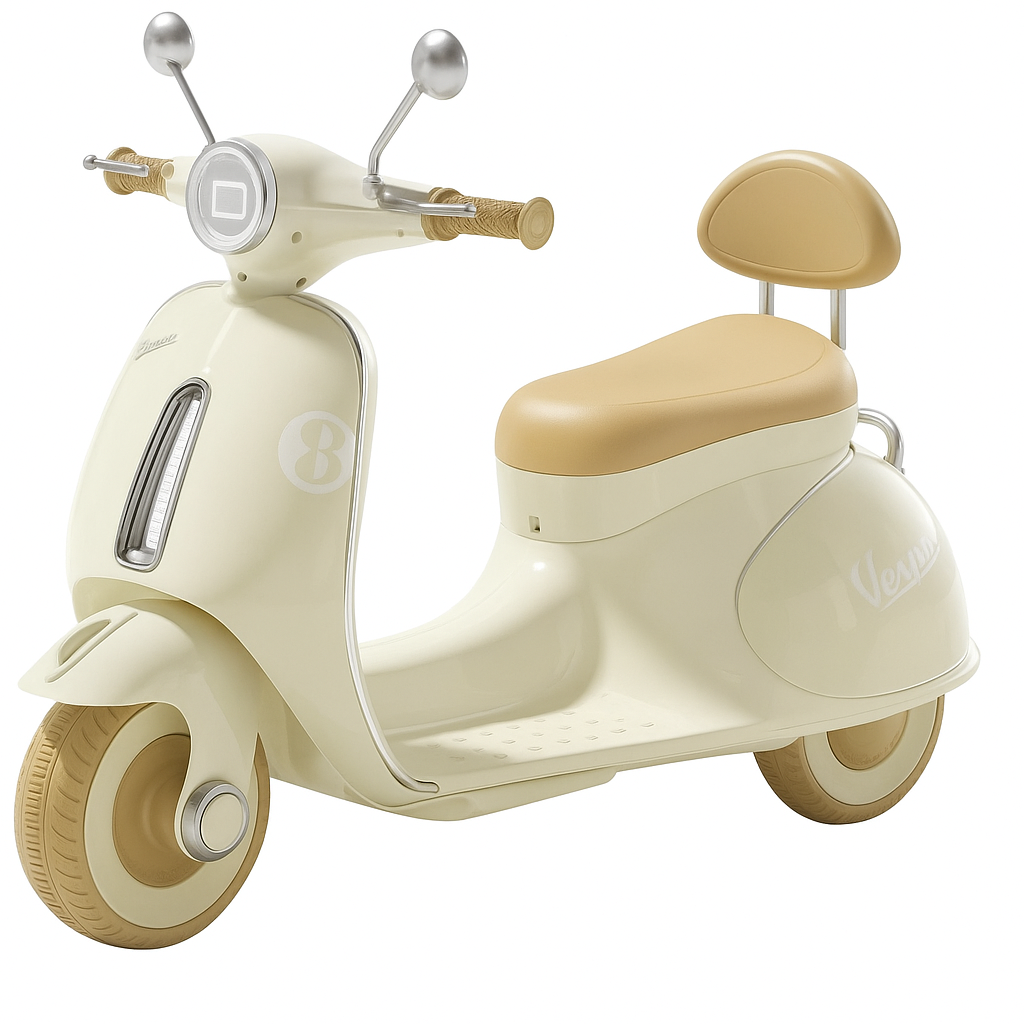 Kids Simulation Electric Motorbike | LED Headlight | Music & Stories | One-Button Start