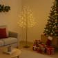 1.8M 240 LED Gold Tree Light – Warm White Glow