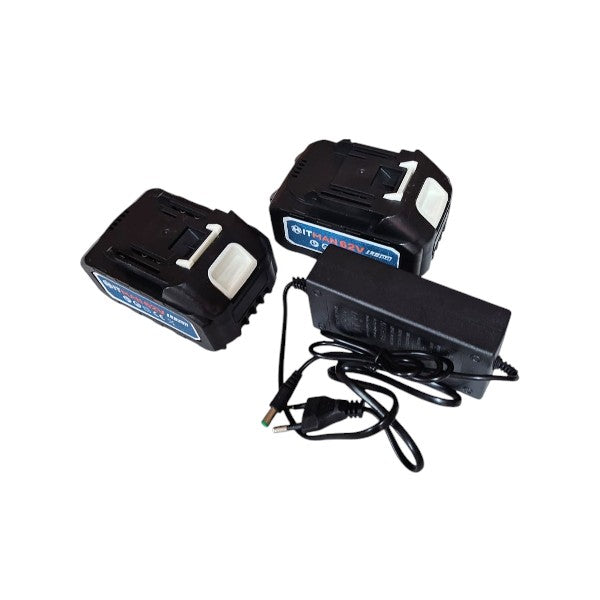 62V 1500mah Lithium Battery Pack of 2 With 220V Charger