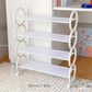 Mhome 4-Layer Shoe Rack with Circular Frame