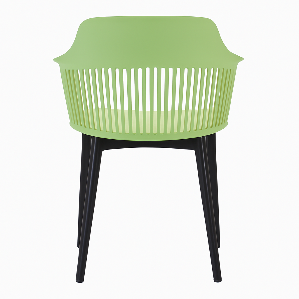 MFurn Modern Nordic PP Dining Chair with Backrest-Various Colours