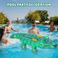 Inflatable Crocodile Pool Float – 145 cm