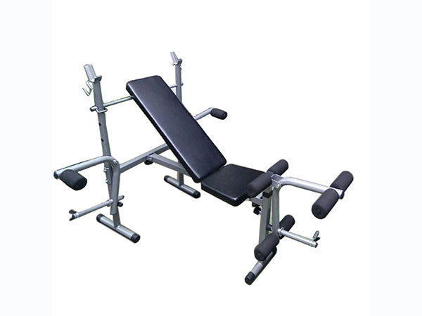 Pro-Sportz Multifunction Adjustable Weight Bench With Leg Developer & Barbell Rack