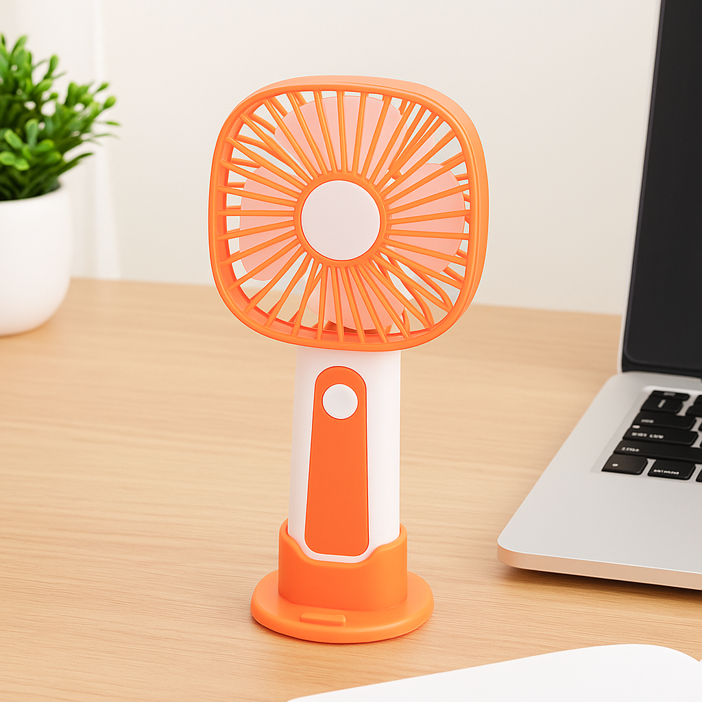 Mini Handheld Fan – 3-Speed USB Rechargeable