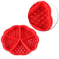 MHome PVC Silicone Waffle Mold – Non-Stick Round Baking Tray (21.5cm)