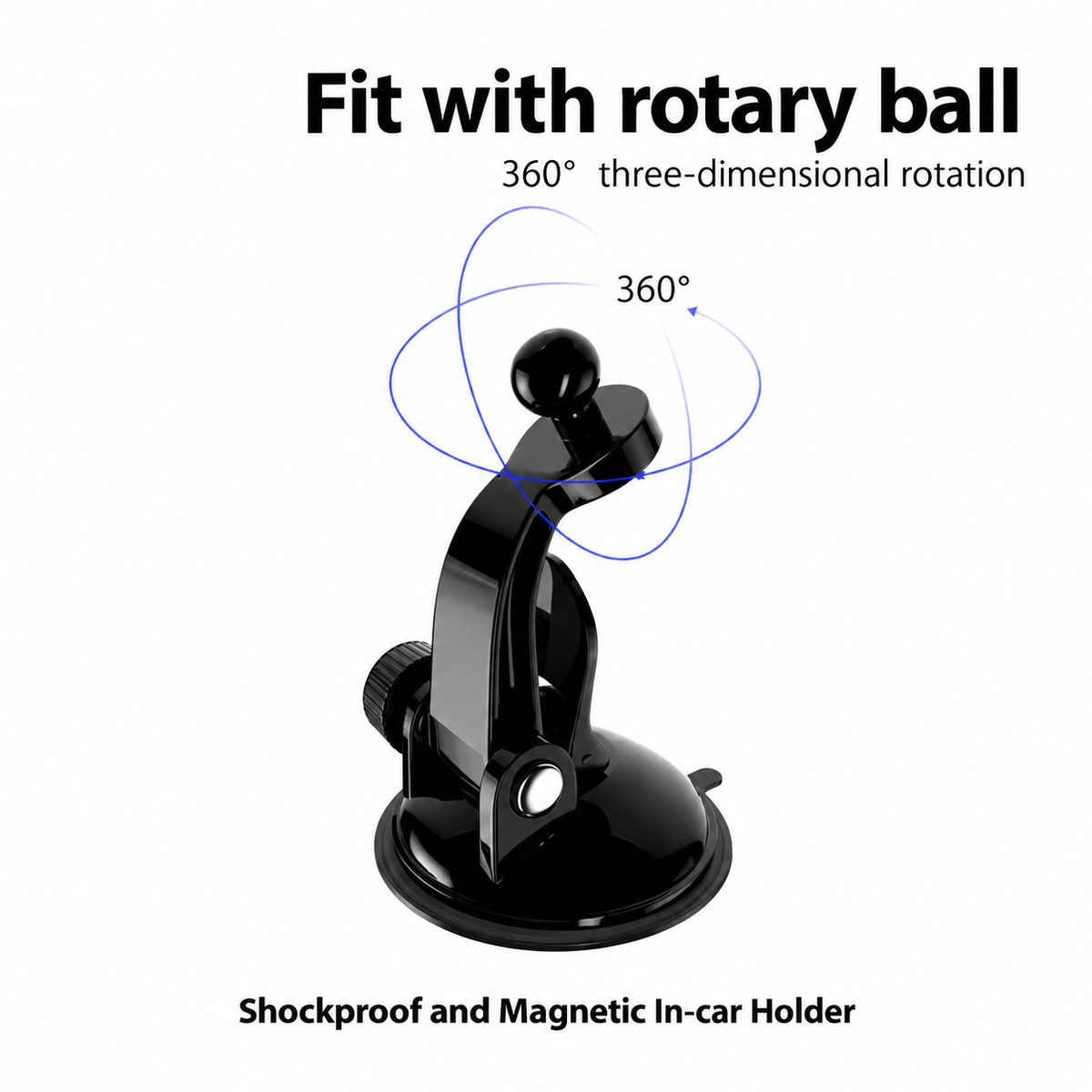 Shock-Proof Magnetic Car Cell Phone Holder