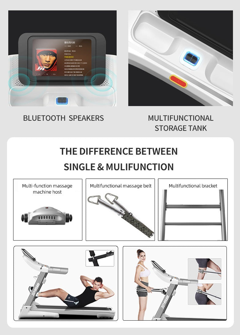 Pro-Sportz GTS2 Treadmill with Massager & 10.1" TFT Touchscreen (Bluetooth Enabled)