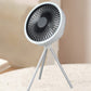 Portable LED Fan with Tripod Stand – 10,000mAh, USB-C Rechargeable, 3-Speed