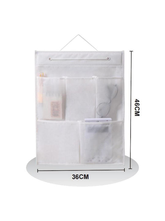 Waterproof Bathroom Organizer Wall Mounted 36X46CM (5 POCKETS)