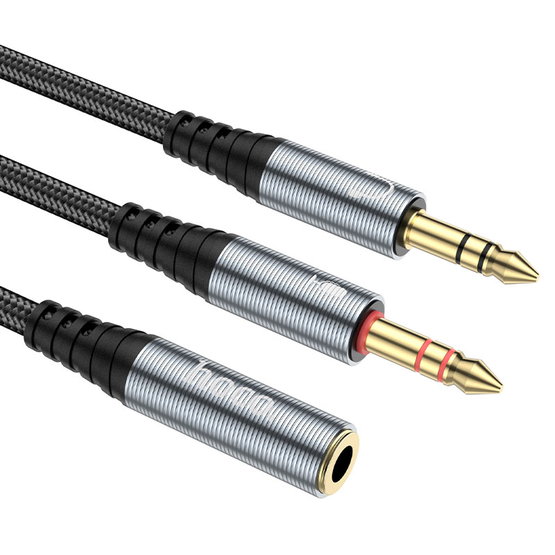 HOCO 2 in 1  Audio Headset Female to 2 x Male Adapter Cable