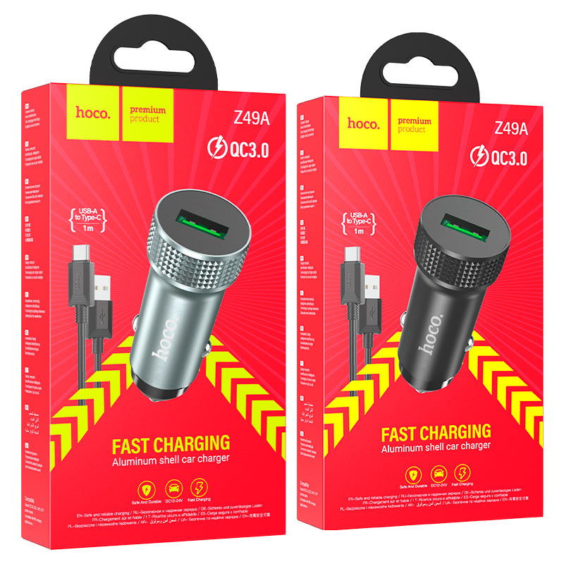 Hoco Level single port QC3.0 car charger