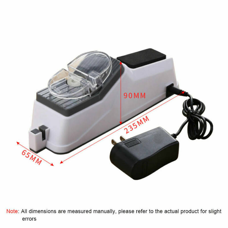 MHOME Electric Knife Sharpener – Double-Sided Pro Sharpening Tool for Knives & Scissors