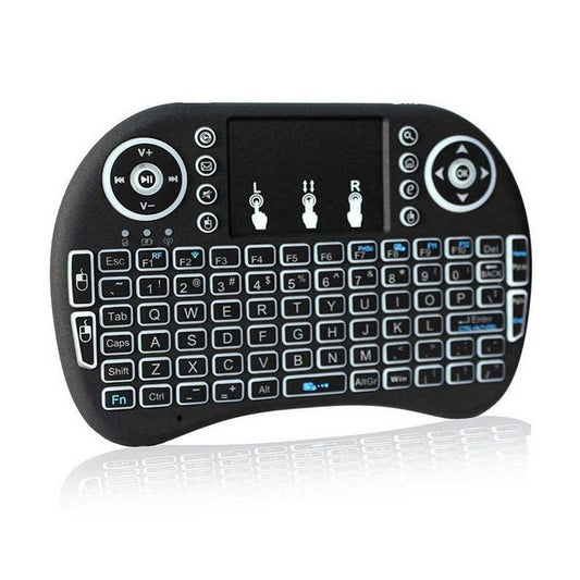 MTech i8 Mini Wireless Keyboard with Backlit Keys & Touchpad (2.4GHz)