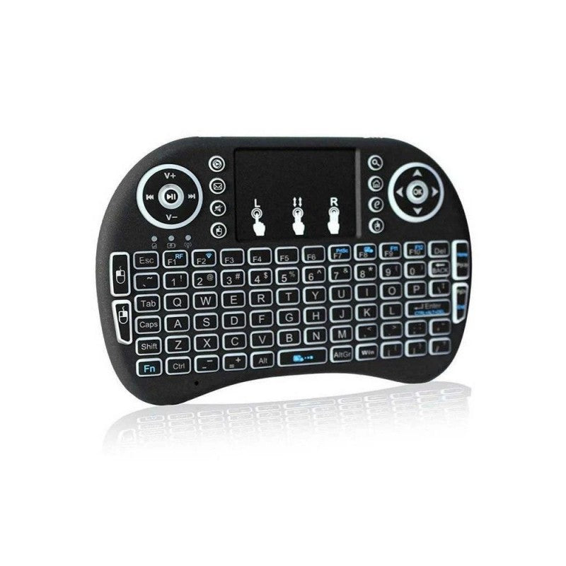 MTech i8 Mini Wireless Keyboard with Backlit Keys & Touchpad (2.4GHz)