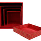 4pc Set Square Nesting Gift Boxes with Lids