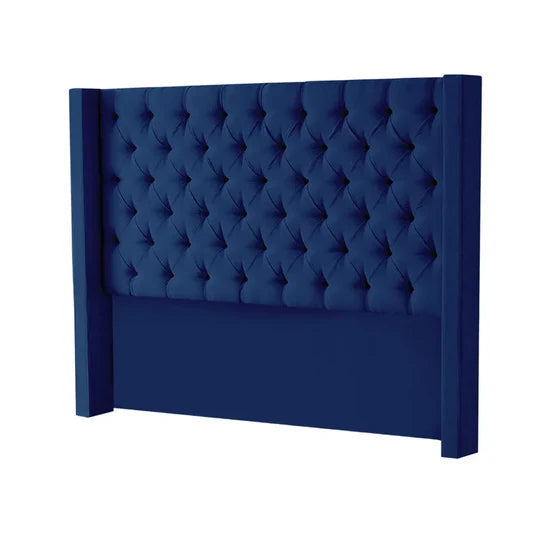 MFurn Tufted Wingback Velvet Headboard – Multiple Colours