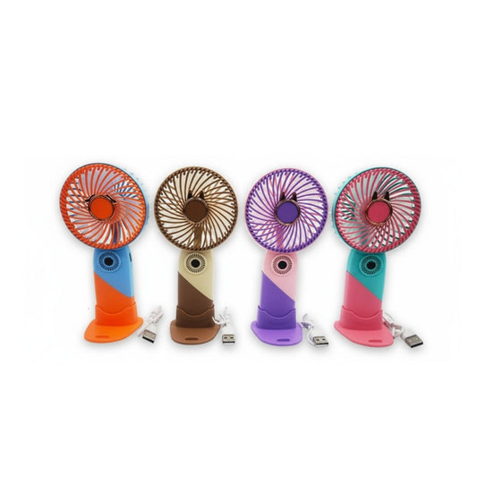 BreezePop™ Mini Fan – 3-Speed Rechargeable Handheld Fan