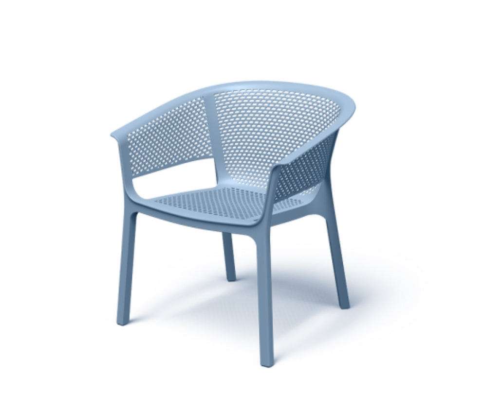 MFurn Ergonomic Perforated PP Armchair-Various Colours