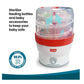 Multi-Purpose Electric Baby Bottle Sterilizer and Warmer - Pink/Blue