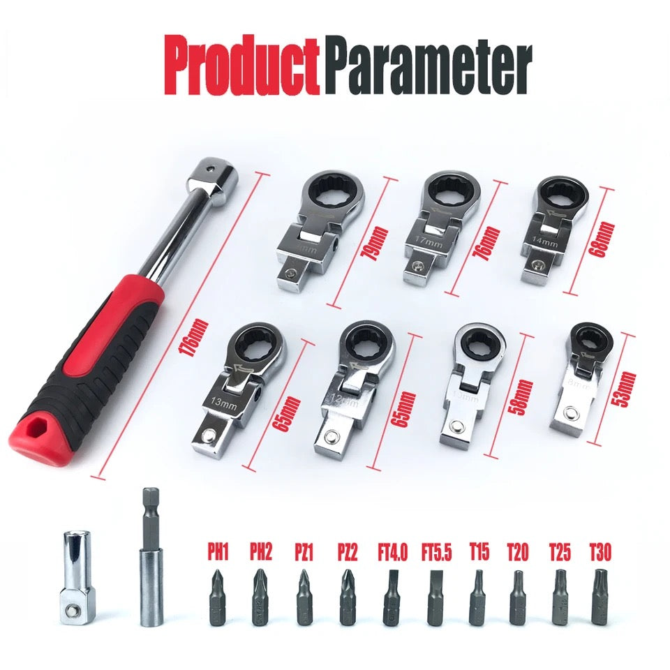 Removable Ratchets Or 20Pcs Set Removable Movable Head Ratchet Wrench Durable Ratchet Combin ...