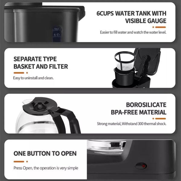 Multifunctional Drip Coffee Machine