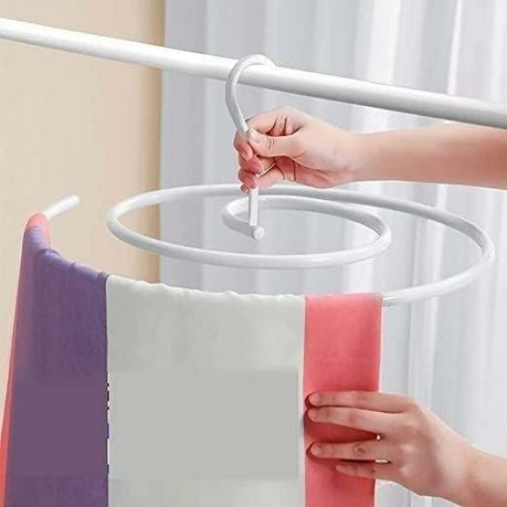 Spiral Rotating Round Drying Rack Hanger