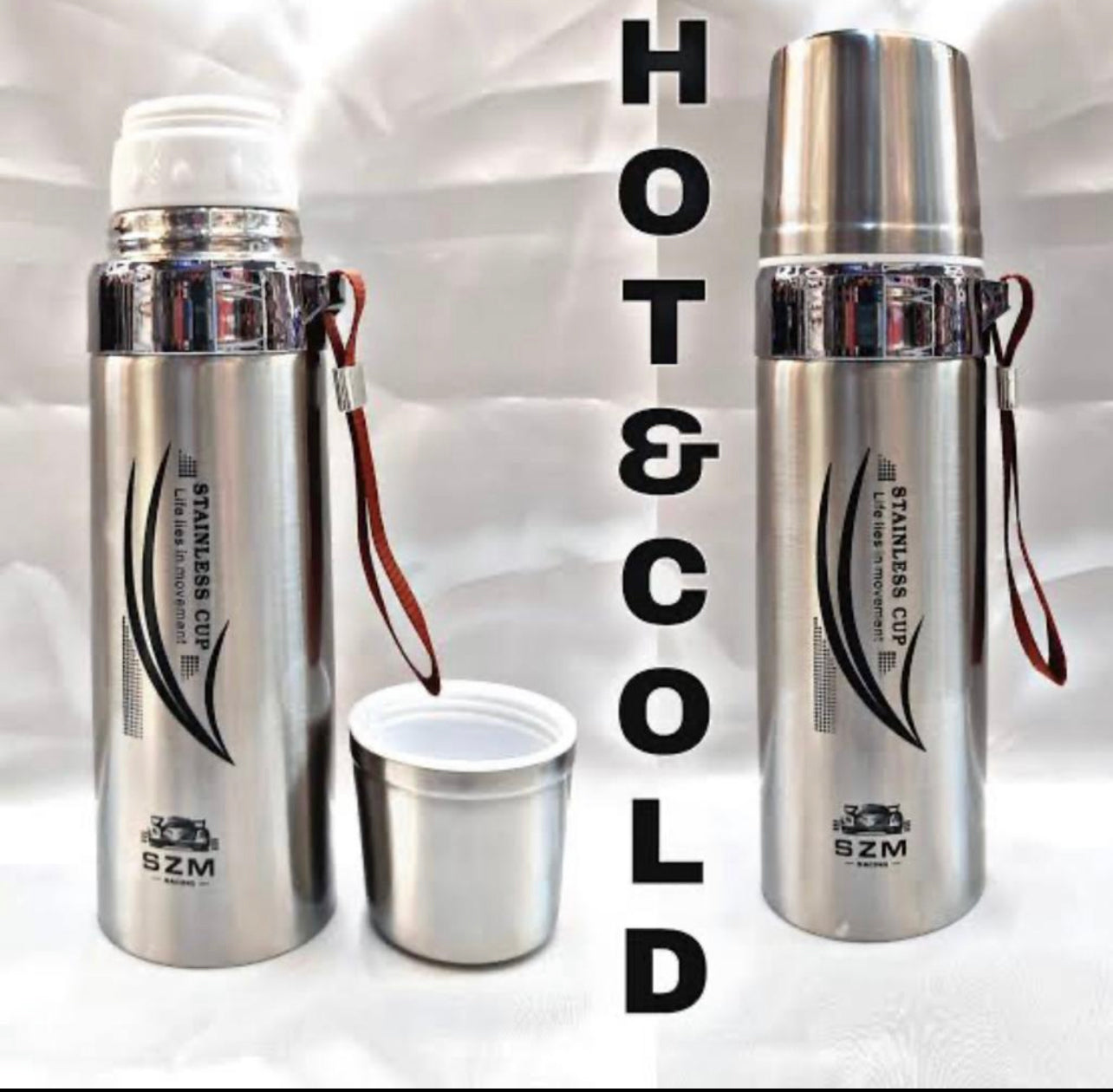 Hot & Cold Water Vacuum Thermos Maintains Long Temperature Stainless Thermos Water Thermos Stainless Vacuum Flask 800ml