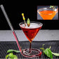 Creative Fun Spiral Cocktail Glass Revolving Martini Glass
