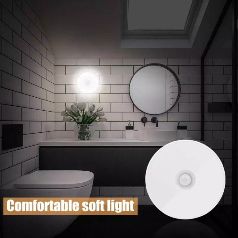 LED Motion Sensor Light Human Body Induction Energy Saving Bedroom Kitchen Bathroom Closet Lamp